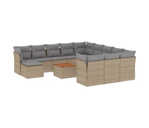 13-Osaline Aiadiivani Komplekt Patjadega, Beežid Toonid