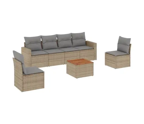 7-Osaline Aiadiivani Komplekt Patjadega, Beežid Toonid