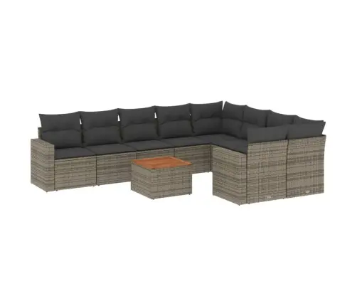 10-Osaline Aiadiivani Komplekt Patjadega, Hall, Polürotang