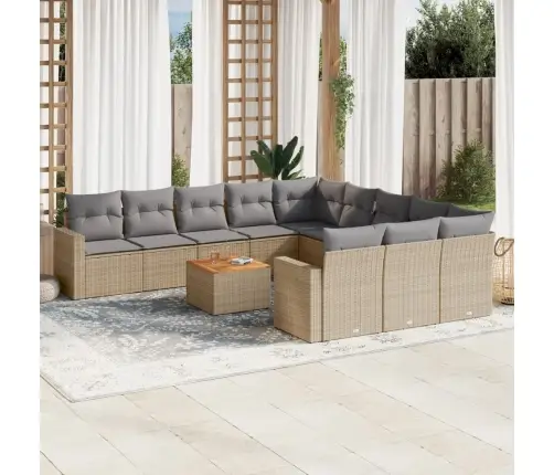 12-Osaline Aiadiivani Komplekt Patjadega, Beežid Toonid