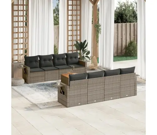 9-Osaline Aiadiivani Komplekt Patjadega, Hall, Polürotang