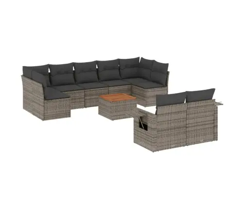 10-Osaline Aiadiivani Komplekt Patjadega, Hall, Polürotang