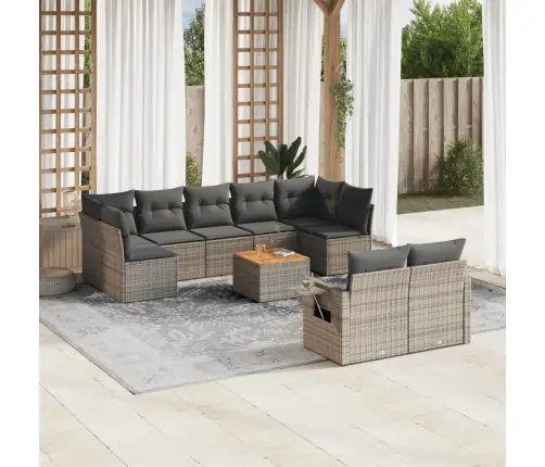 10-Osaline Aiadiivani Komplekt Patjadega, Hall, Polürotang