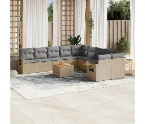 11-Osaline Aiadiivani Komplekt Patjadega, Beežid Toonid