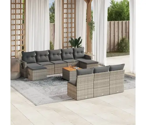 11-Osaline Aiadiivani Komplekt Patjadega, Hall, Polürotang