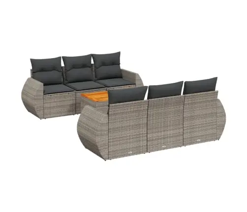 7-Osaline Aiadiivani Komplekt Patjadega, Hall, Polürotang