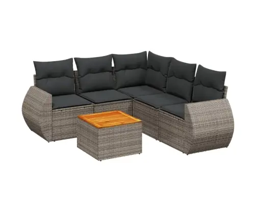 6-Osaline Aiadiivani Komplekt Patjadega, Hall, Polürotang