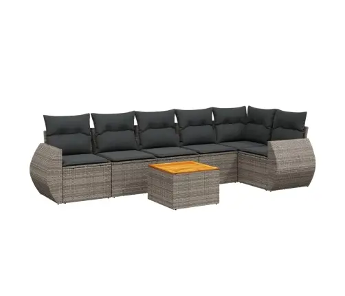 7-Osaline Aiadiivani Komplekt Patjadega, Hall, Polürotang