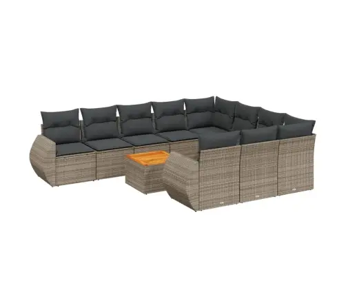 11-Osaline Aiadiivani Komplekt Patjadega, Hall, Polürotang