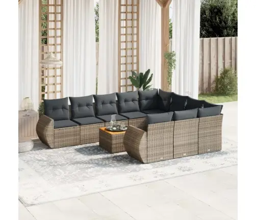 11-Osaline Aiadiivani Komplekt Patjadega, Hall, Polürotang