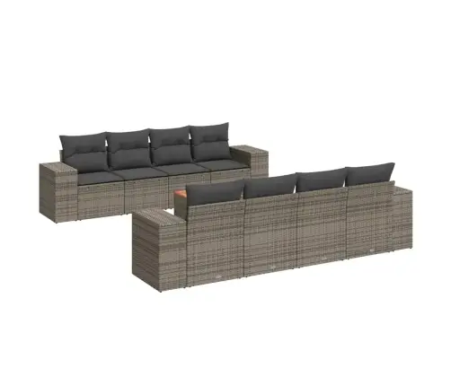 9-Osaline Aiadiivani Komplekt Patjadega, Hall, Polürotang