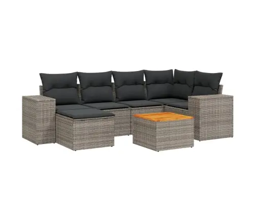 7-Osaline Aiadiivani Komplekt Patjadega, Hall, Polürotang