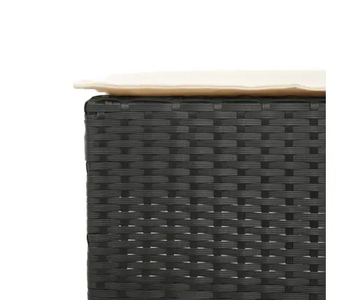 3-Daļīgs Dārza Mēbeļu Komplekts Ar Matračiem, Pe Rotangpalma Vidaxl