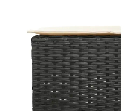 3-Daļīgs Dārza Mēbeļu Komplekts Ar Matračiem, Pe Rotangpalma Vidaxl