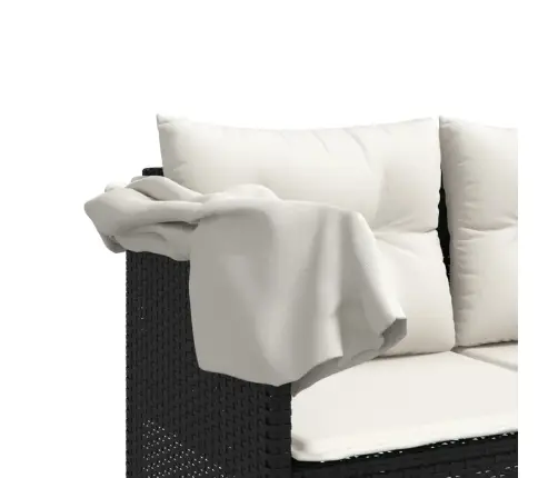 5-Daļīgs Dārza Dīvāna Komplekts Ar Matračiem, Pe Rotangpalma Vidaxl