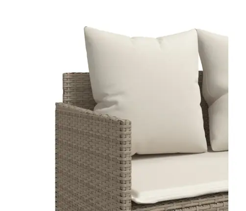 5-Daļīgs Dārza Dīvāna Komplekts, Matrači, Bēša Pe Rotangpalma Vidaxl