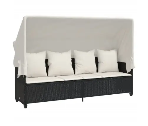 5-Daļīgs Dārza Dīvāna Komplekts Ar Matračiem, Pe Rotangpalma Vidaxl