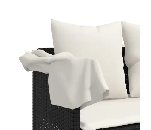 5-Daļīgs Dārza Dīvāna Komplekts Ar Matračiem, Pe Rotangpalma Vidaxl