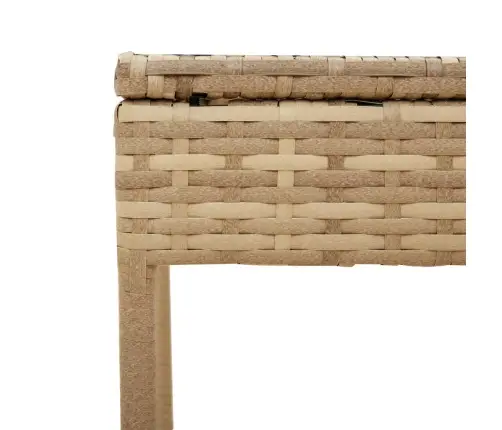 Sauļošanās Zviļņi 2 Gab., Ar Jumtiņiem Un Galdu, Pe Rotangpalma Vidaxl