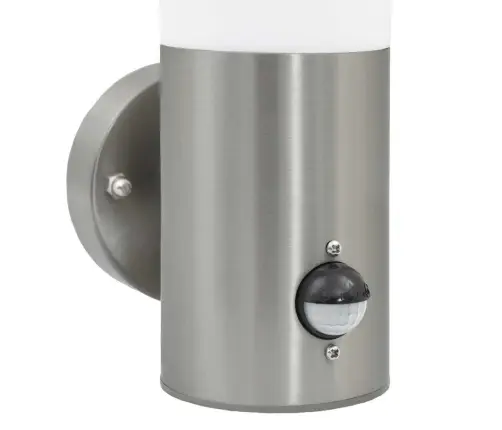 Välisseina Lambid 2 Pcs Hõbedane 12 X 7.5 X 29 Cm