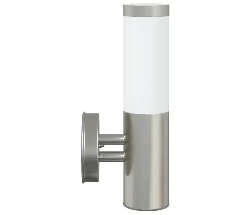 Lauko Sieninė Lemputė 2 Pcs Sidabro 15 X 7,5 X 33 Cm