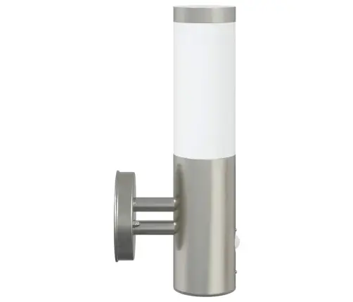 Lauko Sieninė Lemputė 2 Pcs Sidabro 15 X 7,5 X 33 Cm