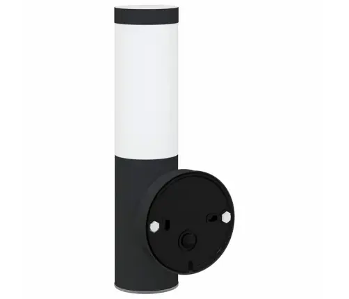 Āra Sienas Gaisma Melna 15 X 7,5 X 33 Cm Vidaxl