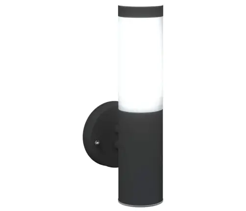 Väline Seinalamp 2 Pcs Must 15 X 7,5 X 33 Cm