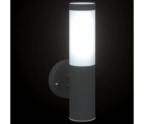 Väline Seinalamp 2 Pcs Must 15 X 7,5 X 33 Cm