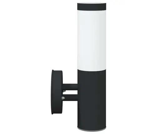 Väline Seinalamp 2 Pcs Must 15 X 7,5 X 33 Cm
