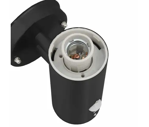 Āra Sienas Gaisma 2 Pcs Melna 15 X 7,5 X 33 Cm Vidaxl