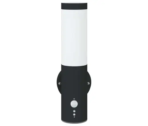 Āra Sienas Gaisma 2 Pcs Melna 15 X 7,5 X 33 Cm Vidaxl