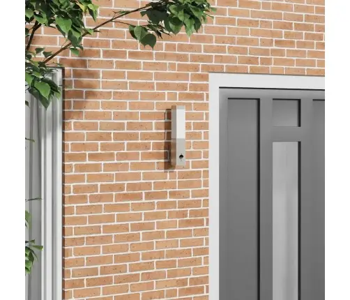 Lauko Sieninė Lemputė Sidabro 10.5 X 6 X 33 Cm