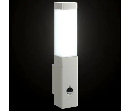 Lauko Sieninė Lemputė Sidabro 10.5 X 6 X 33 Cm