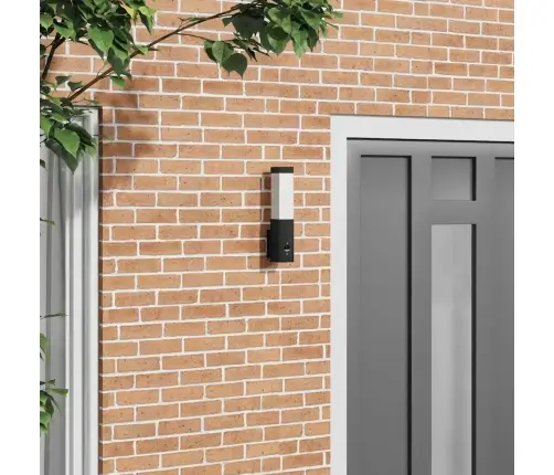 Väline Seinalamp Must 10.5 X 6 X 33 Cm