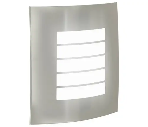 Āra Sienas Lampa 2 Gab., Sudraba Nerūsējošais Tērauds Ip44 Vidaxl