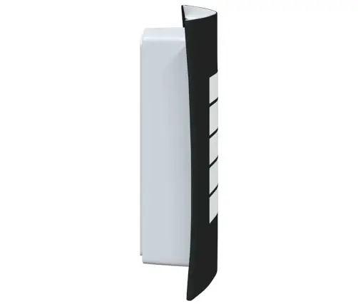 Āra Sienas Gaismas 2 Gab. Melnā Nerūsējošā Tērauda Ip44 Vidaxl