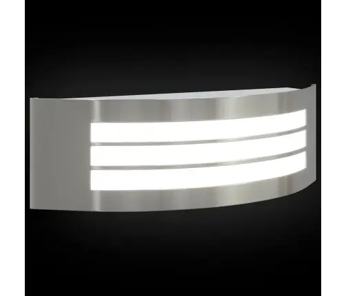 Lauko Sieninė Lemputė 2 Pcs Sidabro 32 X 10 X 10 Cm