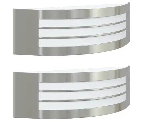 Lauko Sieninė Lemputė 2 Pcs Sidabro 32 X 10 X 10 Cm