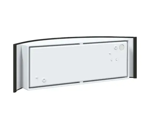 Melna Ārējā Sienas Lampa Vidaxl