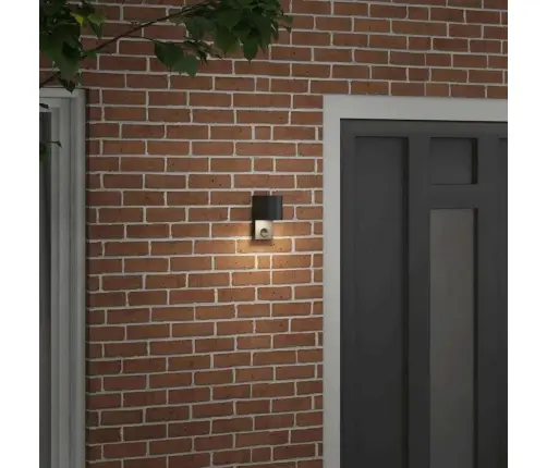 Lauko Sieninė Lemputė Juoda 12 X 7 X 15 Cm Nerūdijantis Plienas