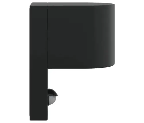 Lauko Sieninė Lemputė Juoda 12 X 7 X 15 Cm Nerūdijantis Plienas