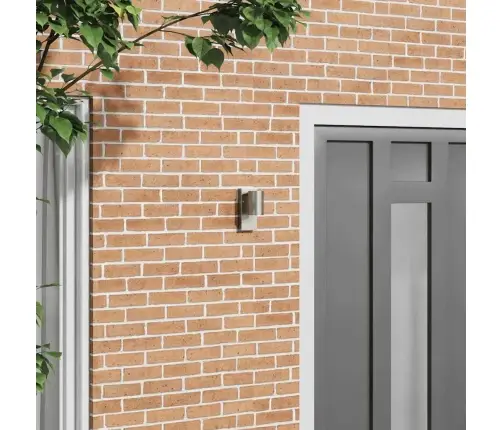 Väline Seinalamp Hõbedane 6,5 X 10,5 X 16 Cm