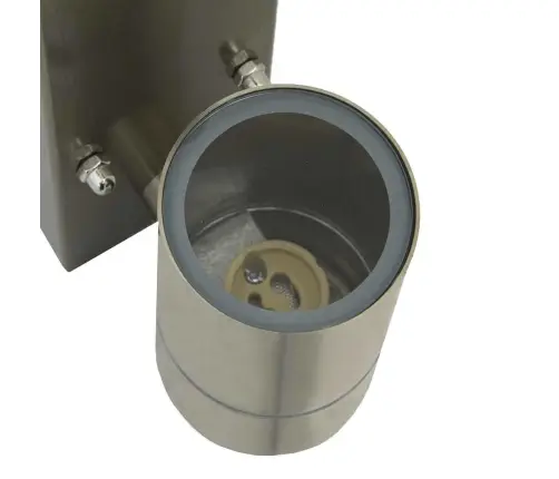 Lauko Sieninė Lemputė 2 Pcs Sidabro 6,5 X 10,5 X 16 Cm