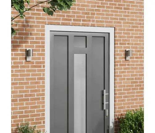 Lauko Sieninė Lemputė 2 Pcs Sidabro 6,5 X 10,5 X 16 Cm