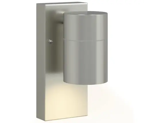 Lauko Sieninė Lemputė 2 Pcs Sidabro 6,5 X 10,5 X 16 Cm