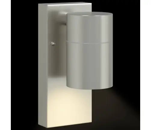 Lauko Sieninė Lemputė 2 Pcs Sidabro 6,5 X 10,5 X 16 Cm