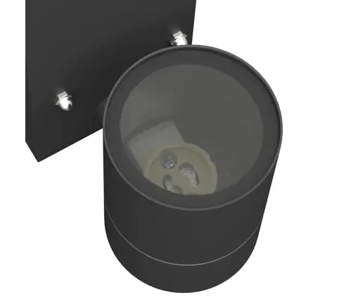 Väline Seinalamp Must 6,5 X 10,5 X 16 Cm