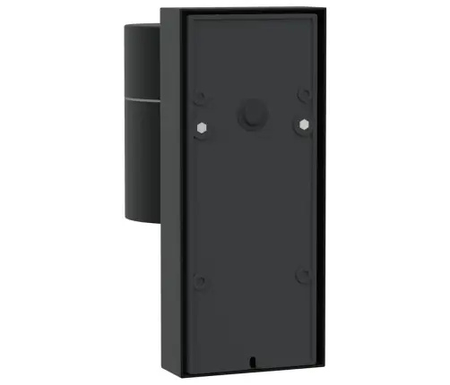 Ārējo Sienas Gaismu 2 Gabali Melna Nerūsējošā Tērauda Ip44 Vidaxl