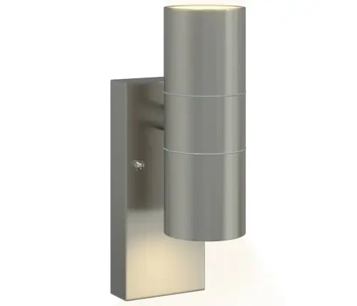 Väline Seinalamp Hõbedane 7 X 10 X 22 Cm